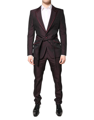 Maroon Single Breasted Formal 2 Piece Suit