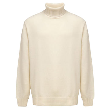 White Cashmere Turtleneck