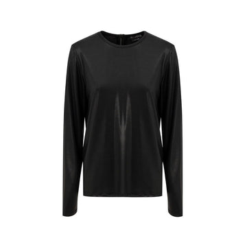 Black Viscose Long Sleeve