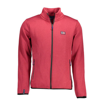 Red Cotton Men Sweater