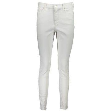 White Cotton Women's Jean