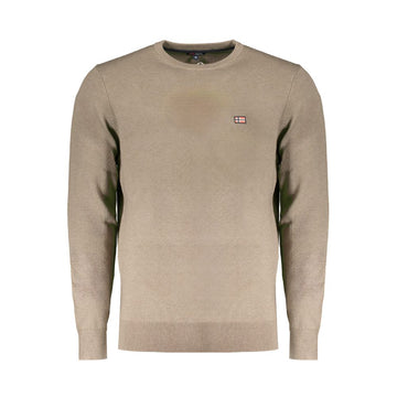 Brown Wool Men Sweater