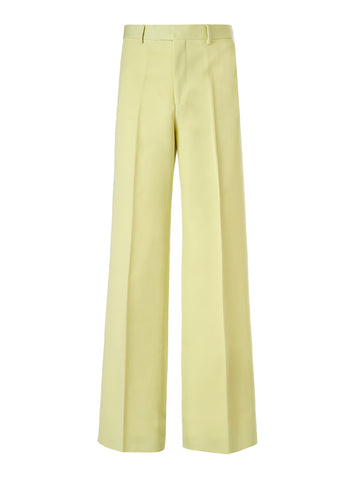 Lime Yellow Polyester Pants