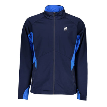 Blue Polyester Men's Sport Jacket