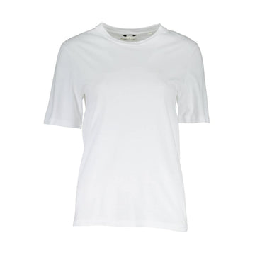 White Cotton Men T-Shirt