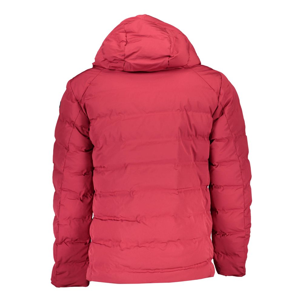 Red Polyamide Men Jacket
