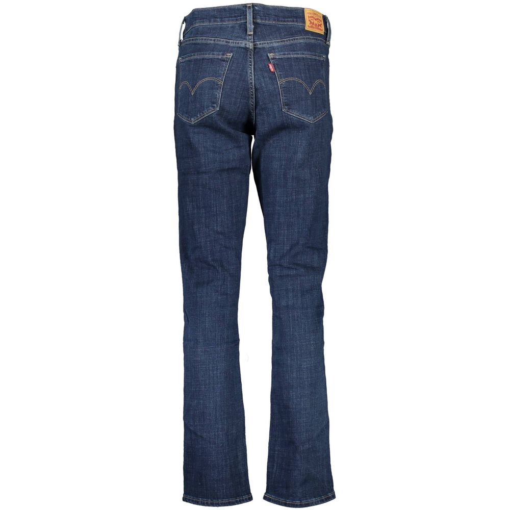 Blue Cotton Women Jean