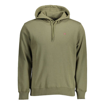 Green Cotton Men Sweater