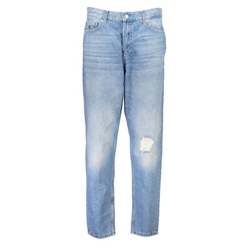 Blue Cotton Women Jeans