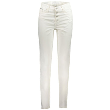 White Cotton Women Jeans