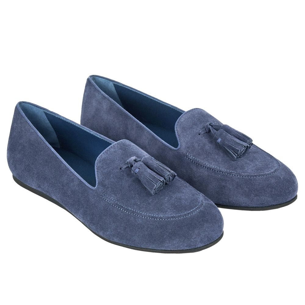Blue Calfskin Loafer