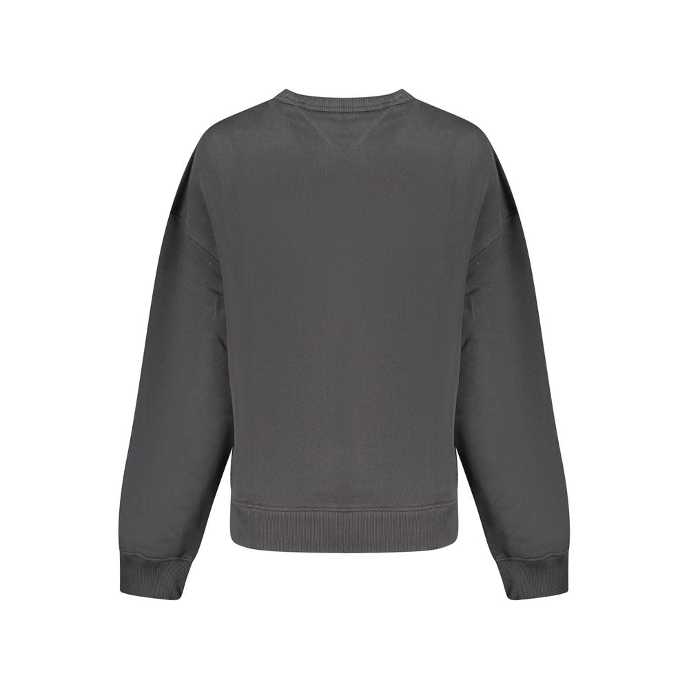 Black Cotton Women Sweater