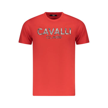 Red Cotton Men T-Shirt