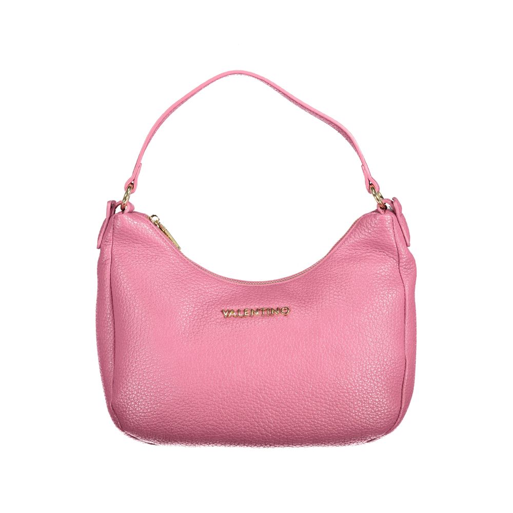 Pink Polyethylene Women Handbag
