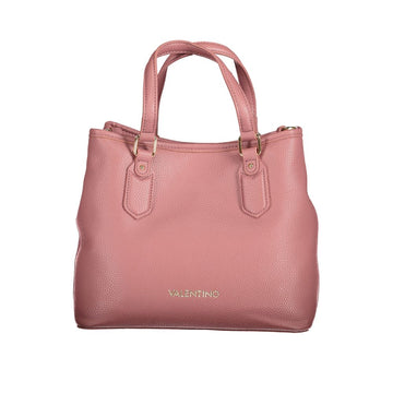 Pink Polyethylene Women Handbag