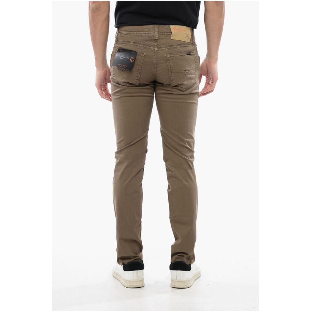ID 5-Pocketed Stretch Cotton Pants