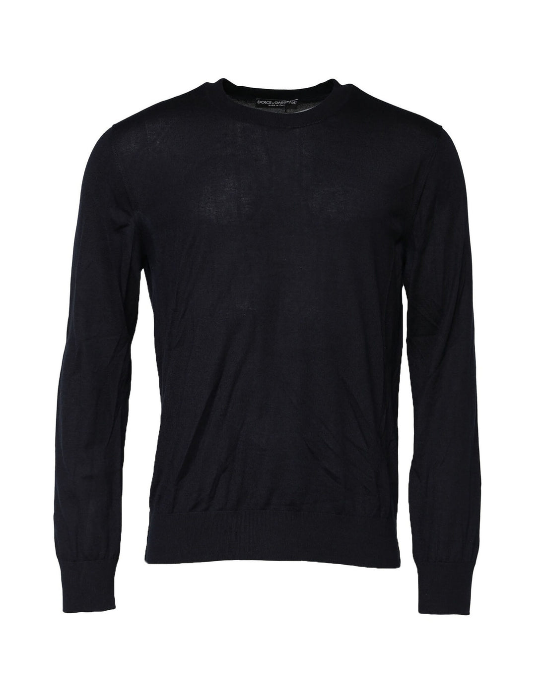 Black Long Sleeve CrewNeck Pullover Sweater