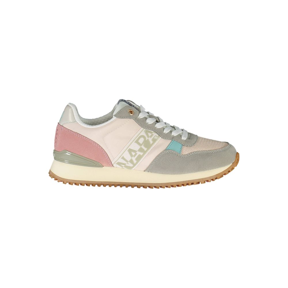 Pink Polyester Women Sneaker