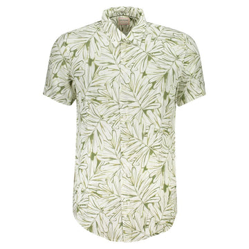 White Viscose Men Shirt