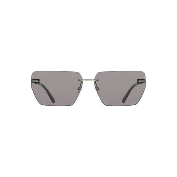 Gray Metal Men Sunglasses