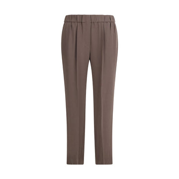 Gray Acetate Casual Pants