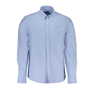Light Blue Cotton Men Shirt