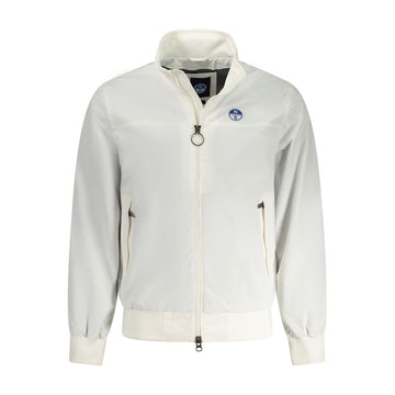 White Polyamide Men Jacket