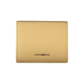 Beige Leather Wallet