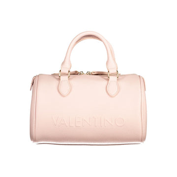 Pink Polyethylene Women Handbag