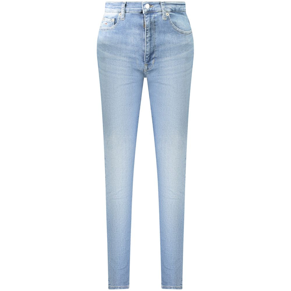 Blue Cotton Women Jeans