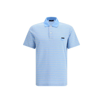 Light Blue Cotton Polo Shirt