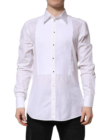 White GOLD Cotton Long Sleeves Formal Shirt
