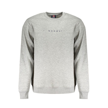 Gray Cotton Men's Sweater