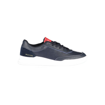 Blue Polyester Sneaker