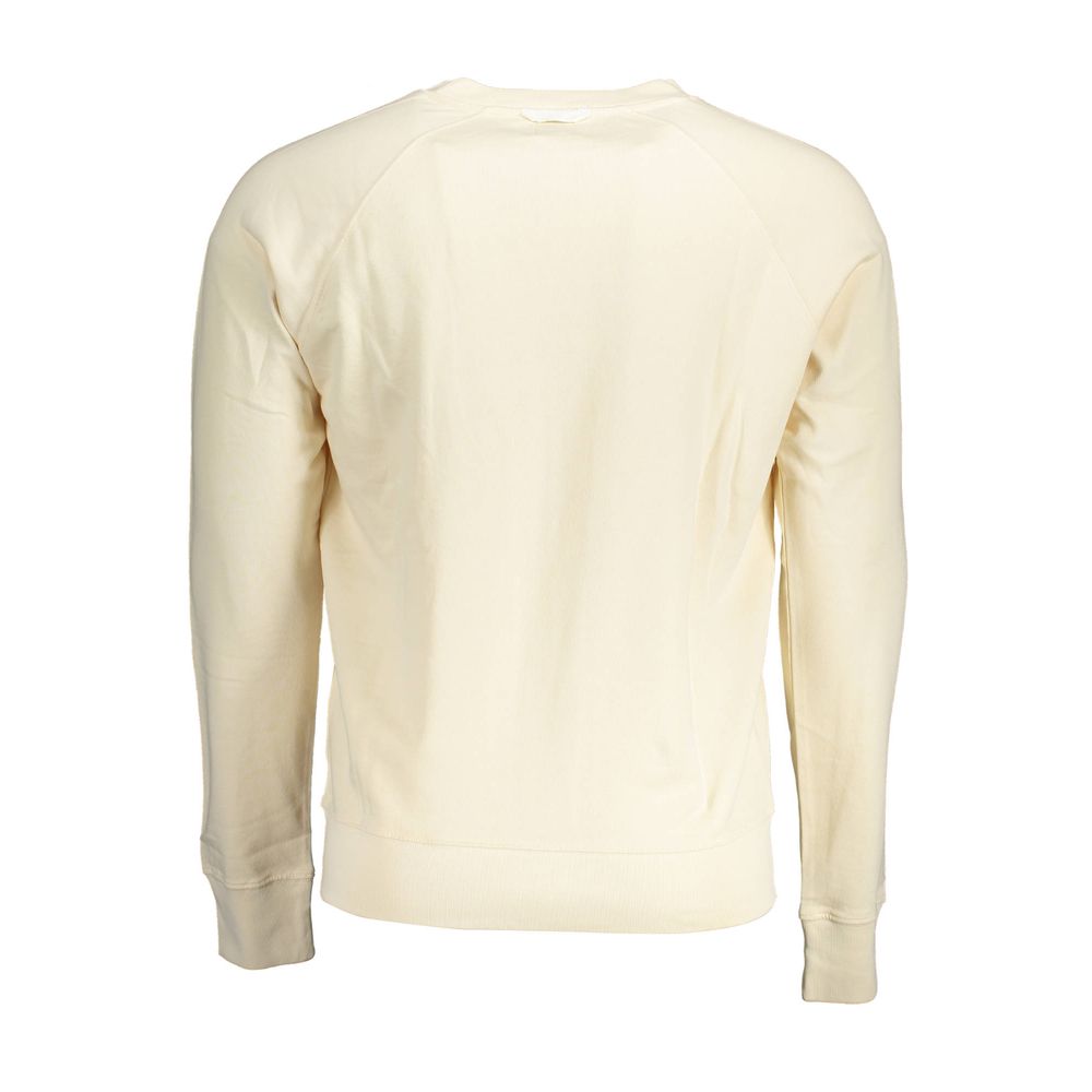 Beige Cotton Men's Sweater