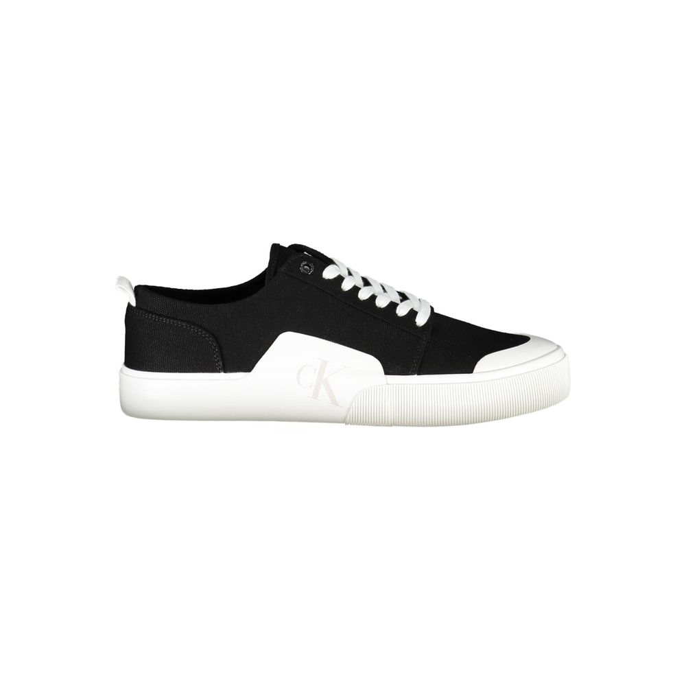 Black Recycled Material Men Sneaker