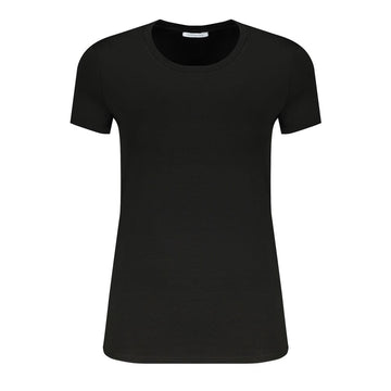 Black Organic Cotton Women T-Shirt