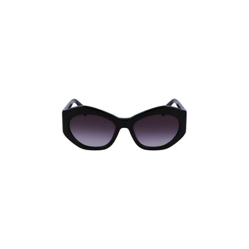 Black Acetate Women Sunglass
