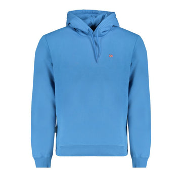 Blue Cotton Men Sweater