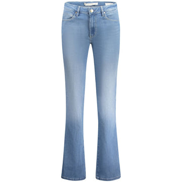Blue Cotton Women Jeans