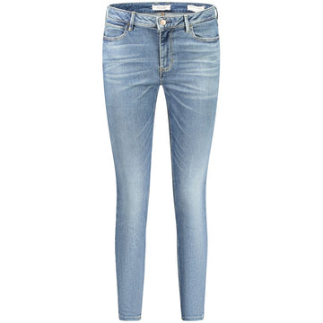 Blue Recycled Cotton Women Jeans
