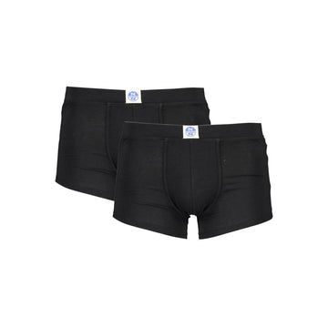 Black Cotton Men Boxer Pack