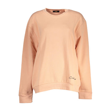 Pink Cotton Women Sweater