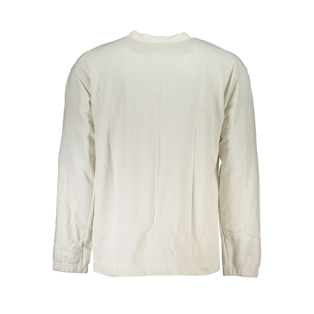 White Cotton Men Sweater