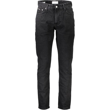 Black Cotton Men Jeans