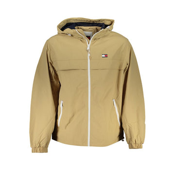 Beige Polyamide Men Jacket