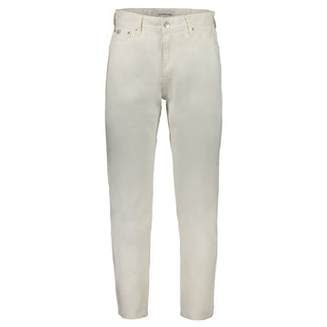 White Cotton Men's Jeans