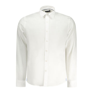 White Cotton Men Shirt
