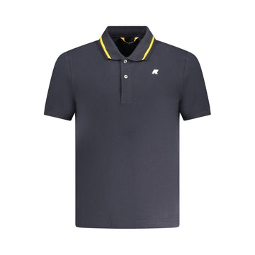Blue Cotton Polo Shirt