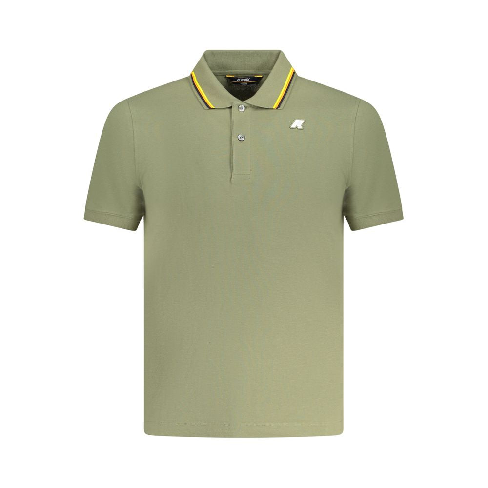 Green Cotton Polo Shirt